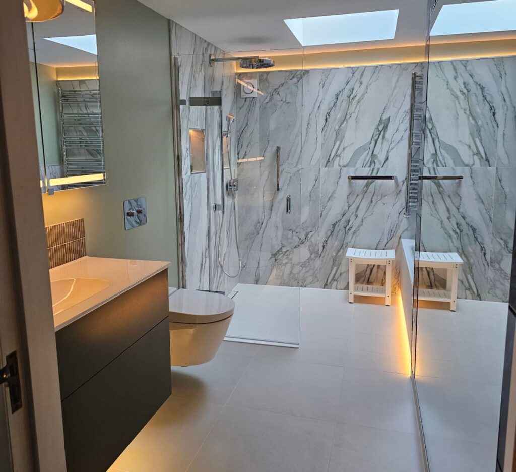View of Luxury Wet Room Designs for Your Ensuite | Village Bathrooms